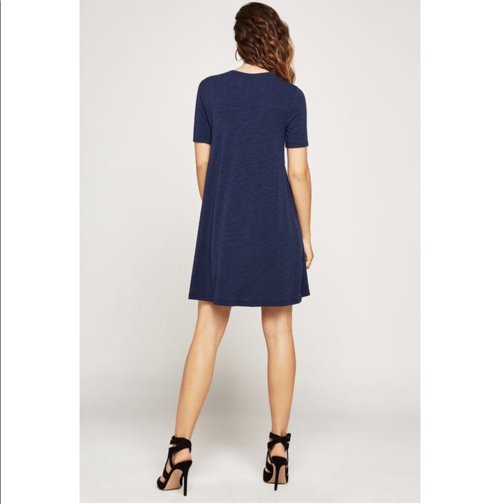 BCBGeneration BLUE DRESS - Picture 2 of 7